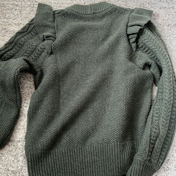 Hollydene Ruffle-Shoulder Pullover Sweater - Picture 6 of 6